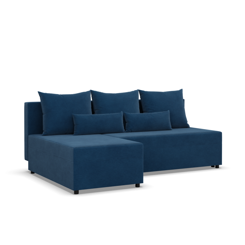 Fermo Poso Corner Sofa, Color - NAVY BLUE