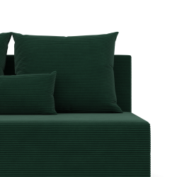 Fermo Poso Corner Sofa, Color - BOTTLE GREEN