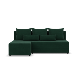 Fermo Poso Corner Sofa, Color - BOTTLE GREEN