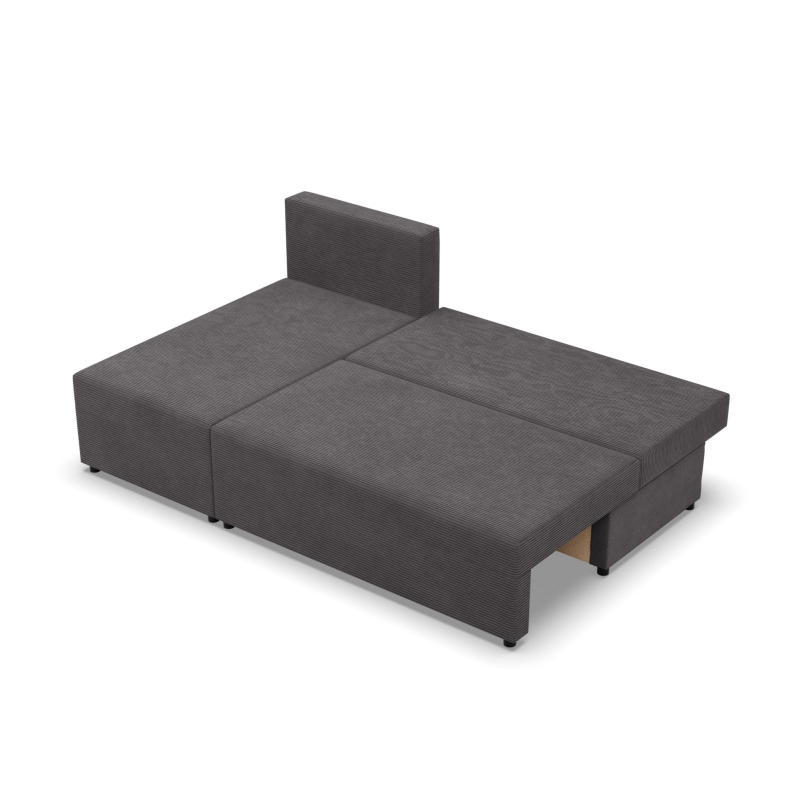 Fermo Poso Corner Sofa, Color - DARK GRAY