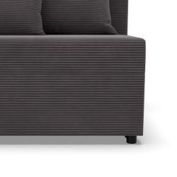 Fermo Poso Corner Sofa, Color - DARK GRAY