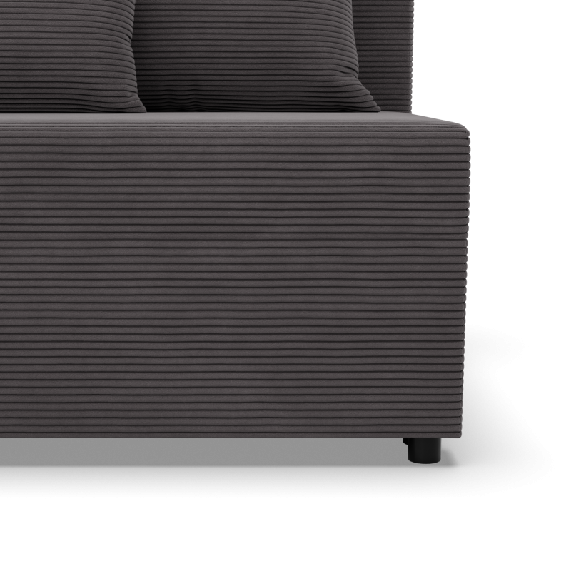 Fermo Poso Corner Sofa, Color - DARK GRAY
