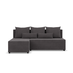 Fermo Poso Corner Sofa, Color - DARK GRAY