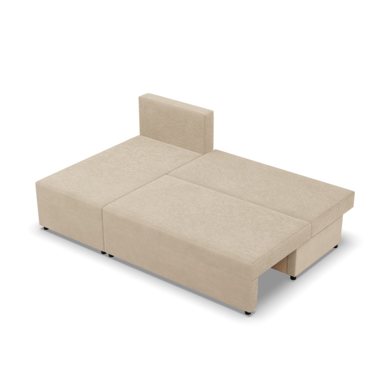 Fermo Poso Ecksofa, Farbe - CREME