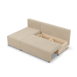 Fermo Poso Ecksofa, Farbe - CREME