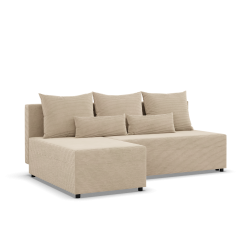 Fermo Poso Ecksofa, Farbe - CREME