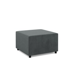 Puf Neo Kronos, Color: GRIS OSCURO, Dimensión: 70x70