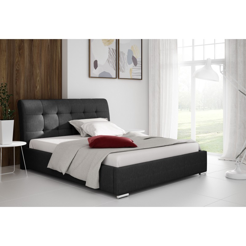 Rebma Upholstered Bed with Storage - Luxury and Comfort in One