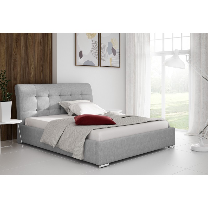 Cama Tapizada Rebma con Contenedor: Lujo y Comodidad en Uno