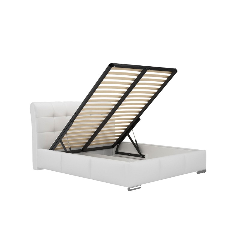 Rebma Upholstered Bed with Storage - Luxury and Comfort in One