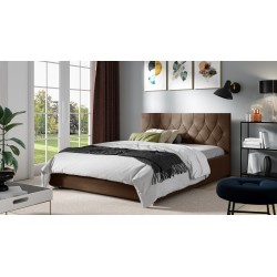 Prestige Upholstered Bed with Storage for Bedding Plusz, Alova 20 - Elegance and Comfort in Your Bedroom
