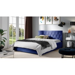 Prestige upholstered bed with storage for bedding Plusz, Alova 12 - Elegance and comfort in your bedroom