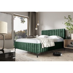 Amalfi Upholstered Bed with Storage – Comfort and Elegance in One