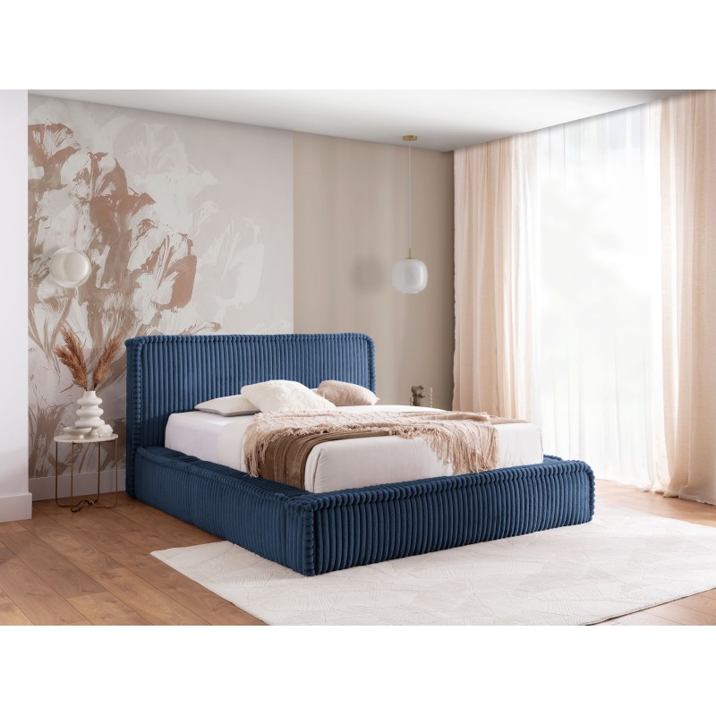 Gepolstertes Bett Torino mit Bettkasten - Außergewöhnlicher Komfort und Eleganz