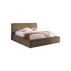 Cama Tapizada Torino con Contenedor para Ropa de Cama - Comodidad y Elegancia Excepcional