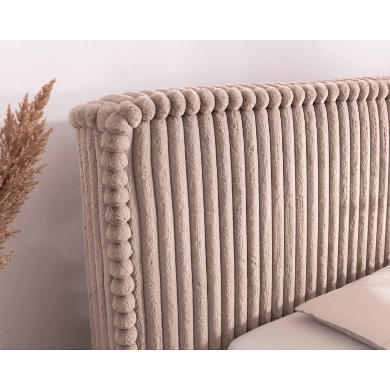 Cama Tapizada Torino con Contenedor para Ropa de Cama - Comodidad y Elegancia Excepcional