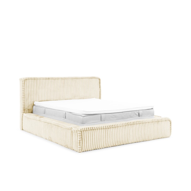 Torino Upholstered Bed with Bedding Storage - Exceptional Comfort and Elegance