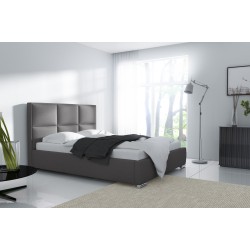 Como upholstered bed with bedding storage - Comfort and style in one