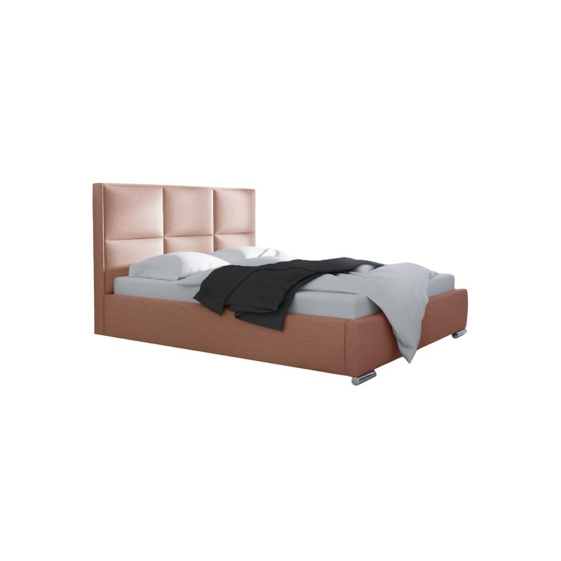 Como upholstered bed with bedding storage - Comfort and style in one