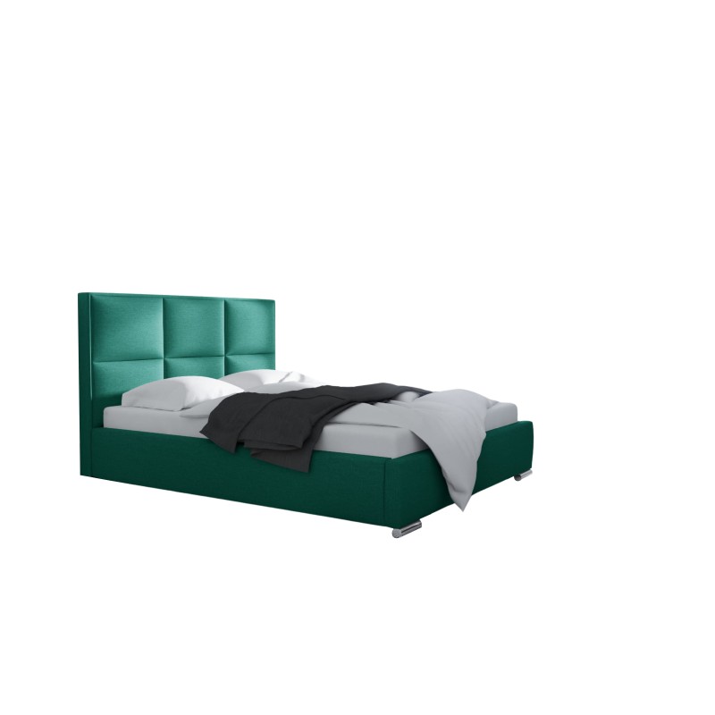 Como upholstered bed with bedding storage - Comfort and style in one