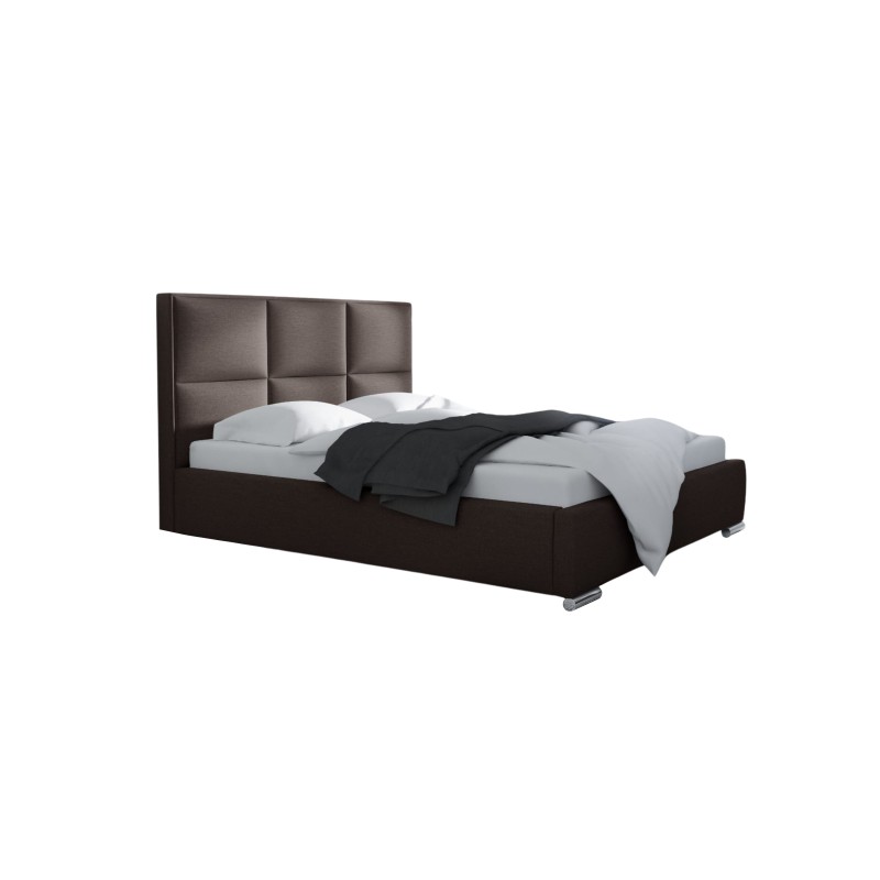 Como upholstered bed with bedding storage - Comfort and style in one