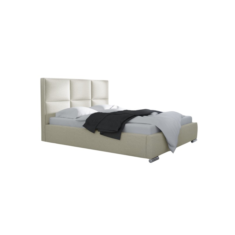 Gepolstertes Bett Como mit Bettkasten - Komfort und Stil in einem