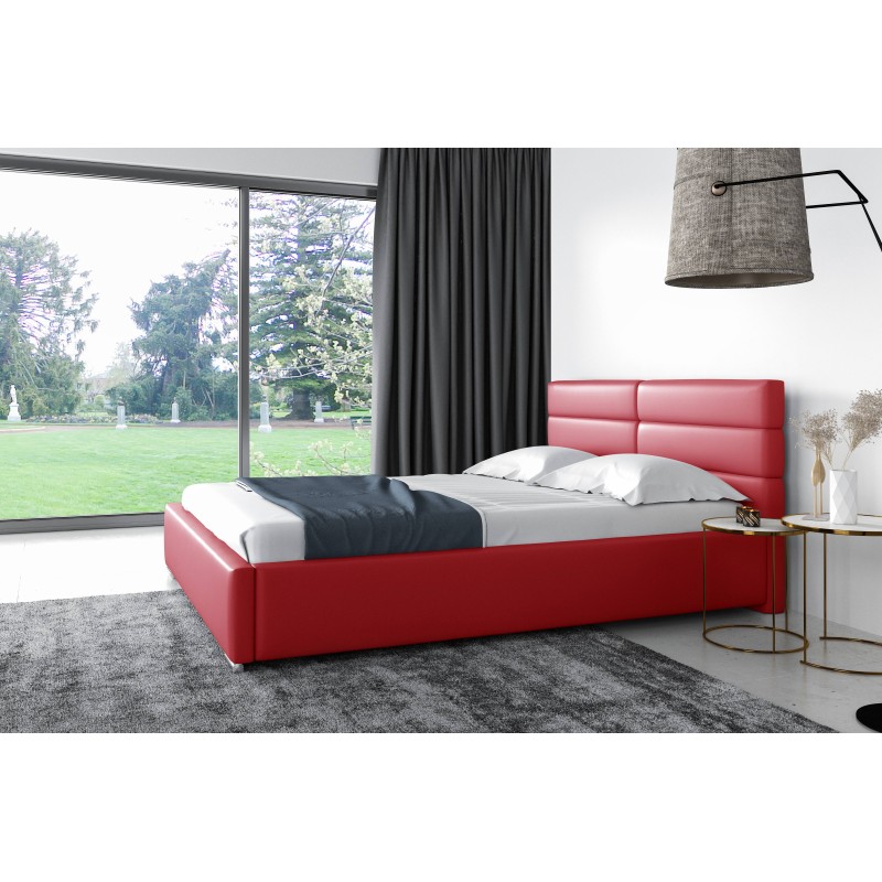 strongMeta Título:/strong Cama Tapizada Belluno Eco cuero, Soft 10A con Contenedor para Ropa de Cama | Lujo, Comodidad y Estilo