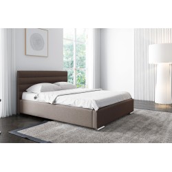 Lucca upholstered bed with a bedding storage – comfort and elegance in one