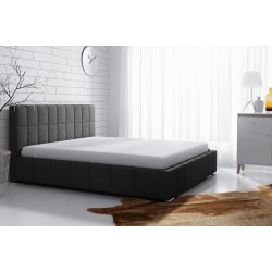 Cama tapizada Imperia con contenedor para ropa de cama Velvet, Soro 100 - elegancia y confort
