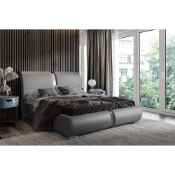 Irys Upholstered Bed with Bedding Storage - Elegance and Functionality in One
