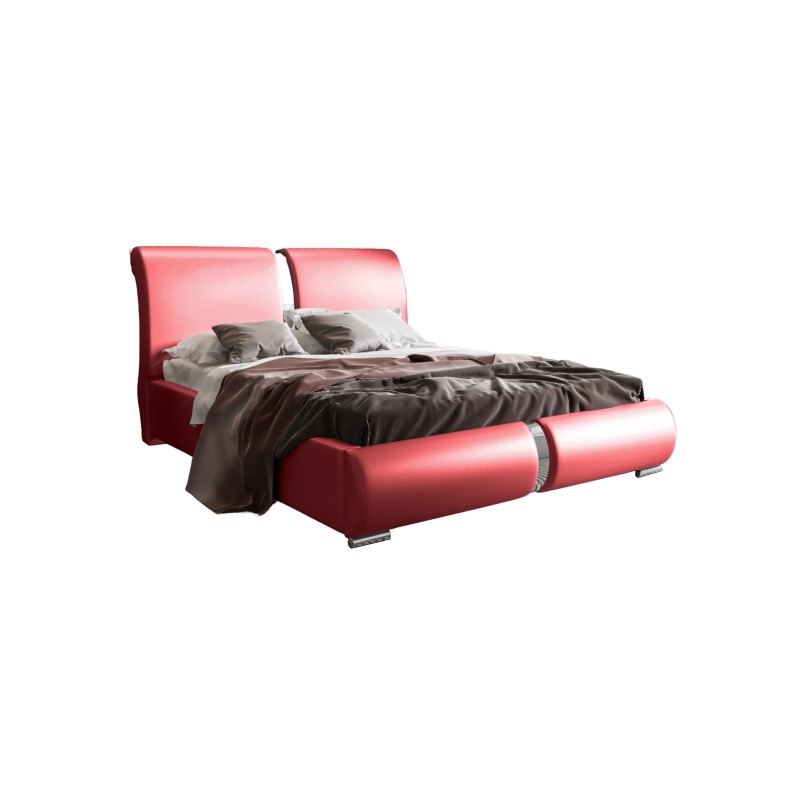 Irys Upholstered Bed with Bedding Storage - Elegance and Functionality in One