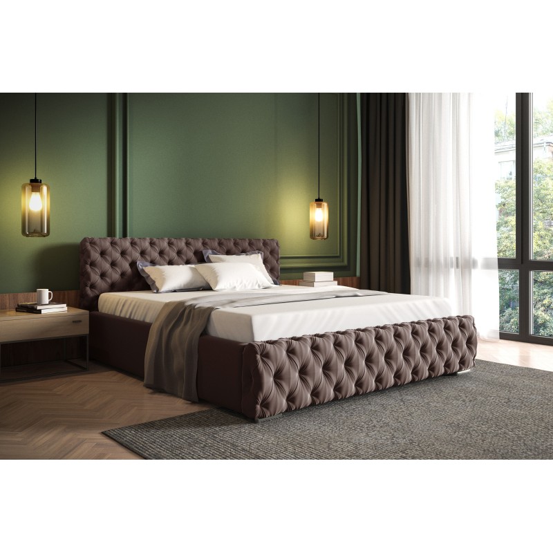Fabi Upholstered Bed with Bedding Storage Velvet, Magic Velvet 2299 | Your Ideal Sleeping Space