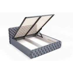 Fabi Upholstered Bed with Bedding Storage, Velvet, Magic Velvet 2274 | Your Ideal Sleeping Space