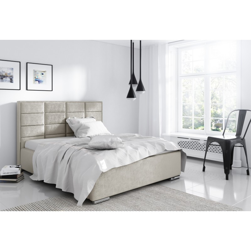 Amber Upholstered Bed with Bedding Storage | Luxurious Comfort and Functionality