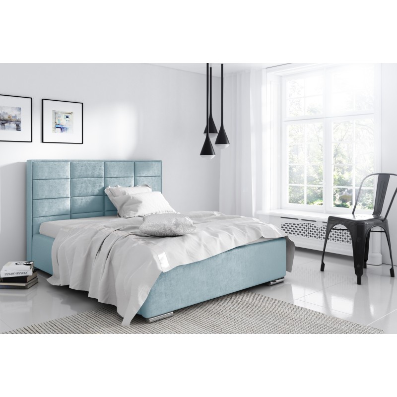 Amber Upholstered Bed with Bedding Storage | Luxurious Comfort and Functionality
