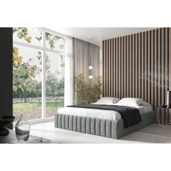 Das gepolsterte Bett Begi mit Bettkasten – Komfort und Eleganz in Ihrem Schlafzimmer.