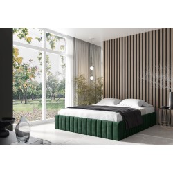 The Begi upholstered bed with a bedding storage compartment – comfort and elegance in your bedroom