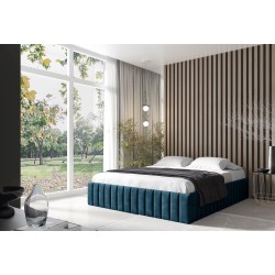 The Begi upholstered bed with a bedding storage compartment – comfort and elegance in your bedroom