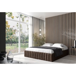 Das gepolsterte Bett Begi mit Bettkasten – Komfort und Eleganz in Ihrem Schlafzimmer.