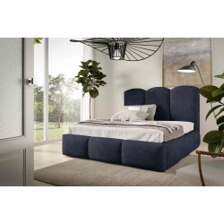 Omega Upholstered Bed with Boucle Bedding Storage, Balo 20088 - comfort and style in one