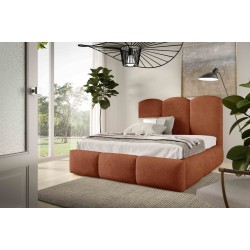 Cama tapizada Omega con cajón para ropa de cama Boucle, Balo 20078 - comodidad y estilo en uno