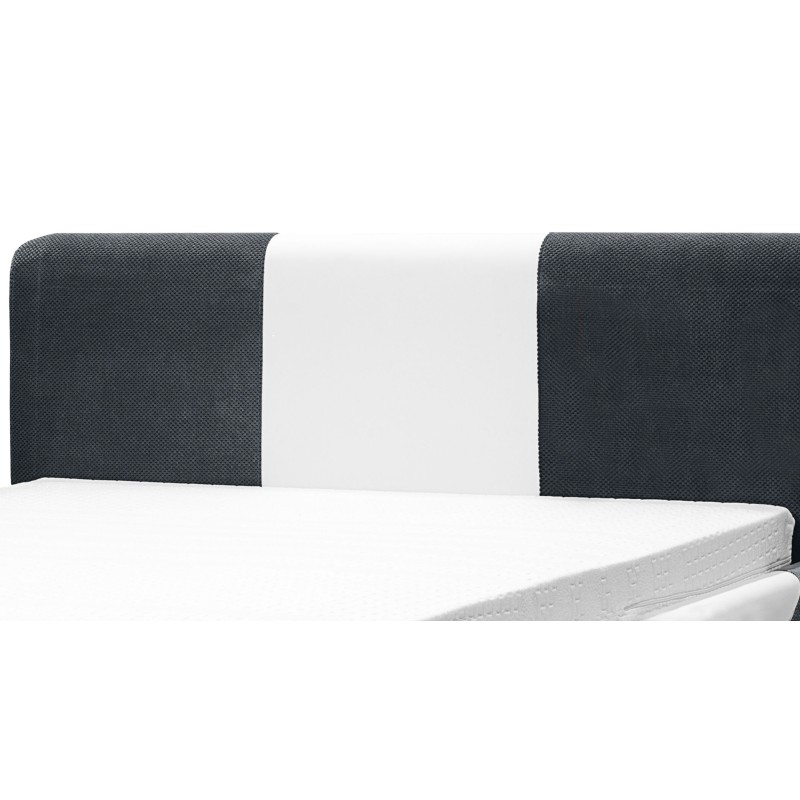 Orio Upholstered Bed with Bedding Storage | Best Quality Eco Leather, Madrid 920 + Dot 95