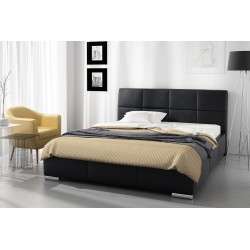 The Mantova upholstered bed with a storage compartment for bedding - comfort and elegance in one.