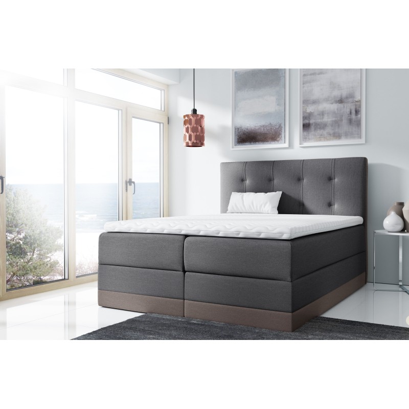 Cama continental Lino con cajones para ropa de cama - Comodidad y funcionalidad