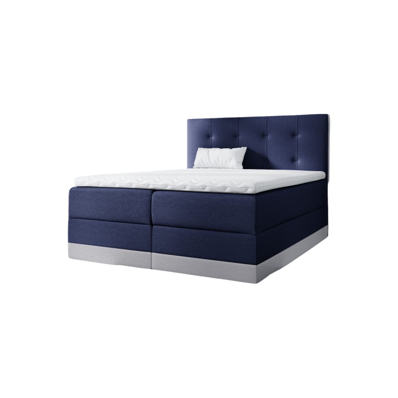 Lino continental bed with bedding containers - Comfort and functionality