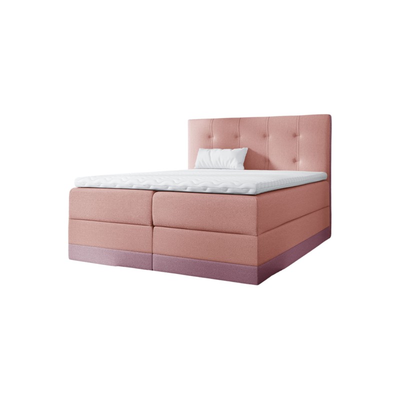 Lino continental bed with bedding containers - Comfort and functionality