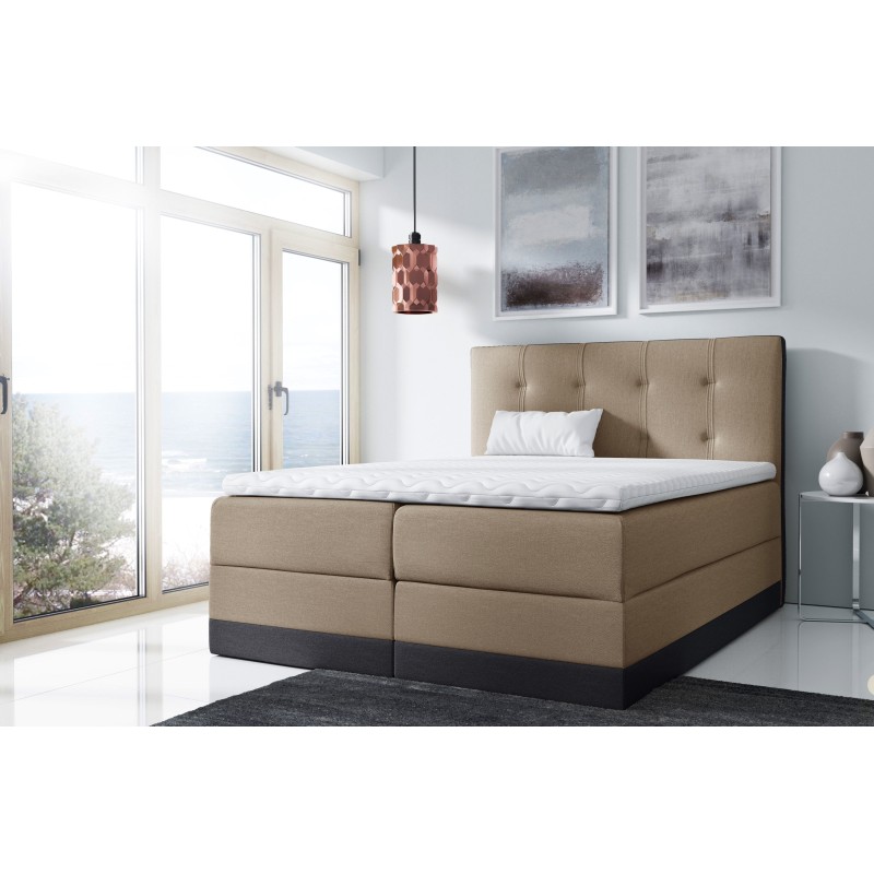 Cama continental Lino con cajones para ropa de cama - Comodidad y funcionalidad