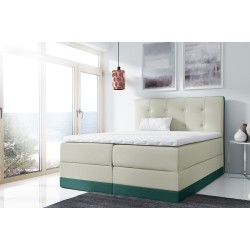 Lino continental bed with bedding containers - Comfort and functionality