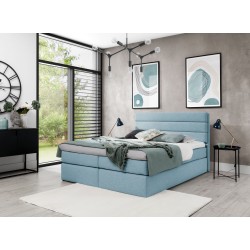 Cama Continental Alto en Tela Raquel 4 - Comodidad y Diseño en Uno