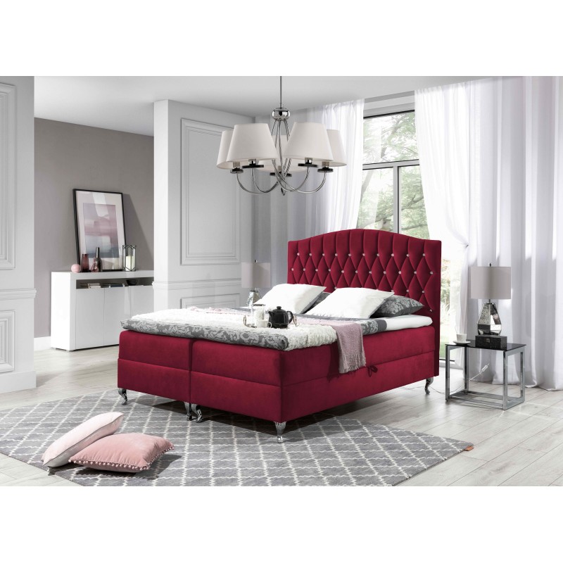 bMeta Title:/b Tono Continental Bed with Decorative Quilting - Luxury and Functionality in One